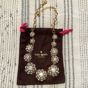 Kate Spade necklace - gold and lots of bling!